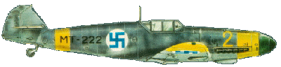 Истребитель Мессершмитт-109g2 финских ВВС