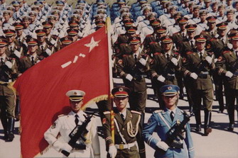 китайская гвардия на параде