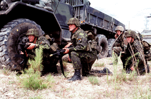 Солдаты Эстонии на учениях НАТО