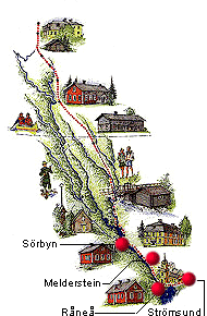 Туристская карта места событий (Швеция)